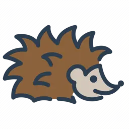 Site icon: A cartoon hedgehog